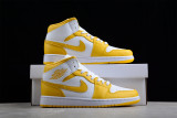 Jordan 1 Mid White University Gold (W) BQ6472-117