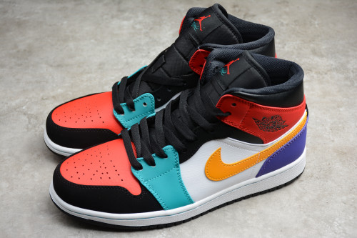 Jordan 1 Mid Bred Multi-Color 554724-125