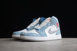 Jordan 1 Mid French Blue Fire Red DN3706-401