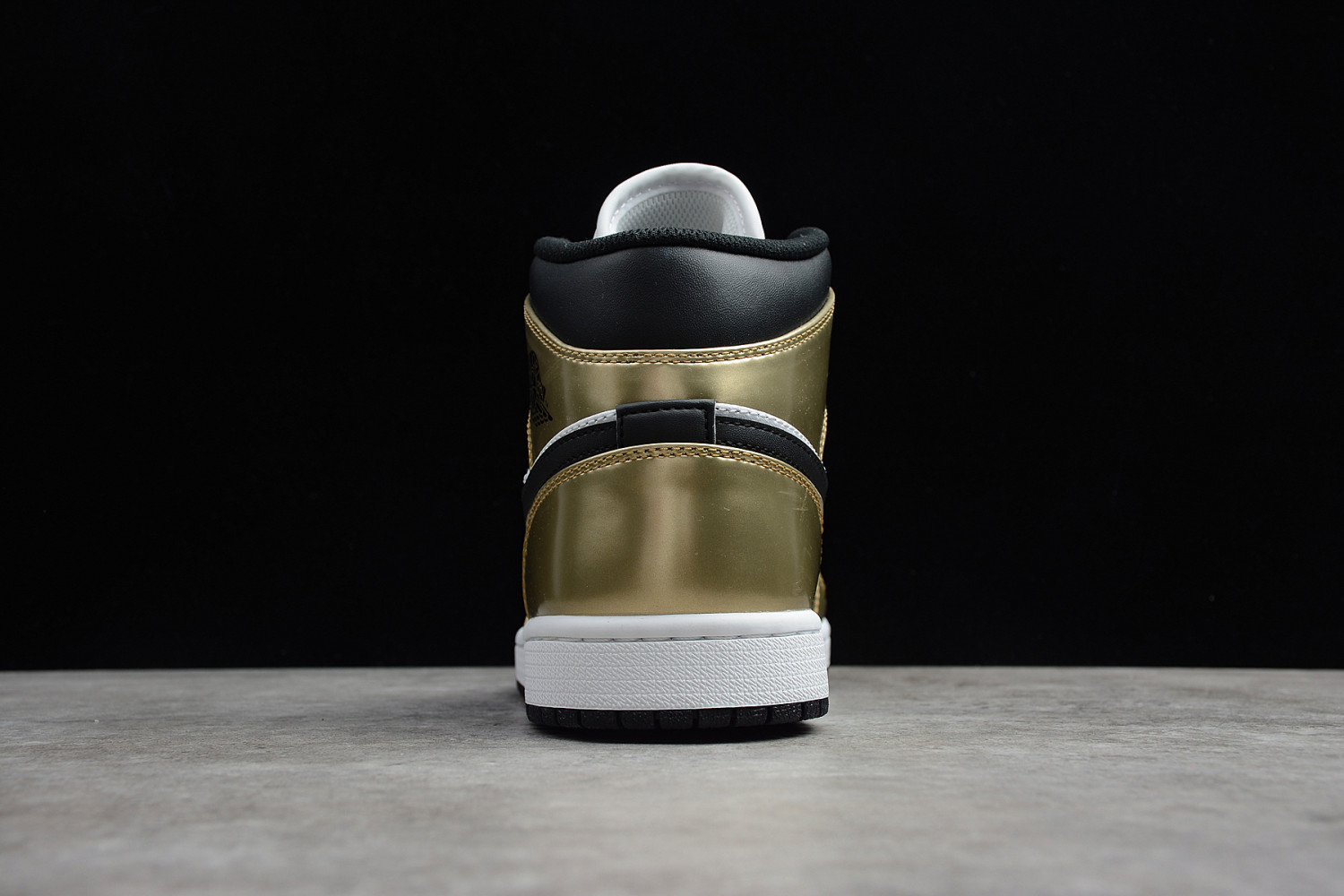 Jordan 1 Mid Metallic Gold Black White DC1419-700