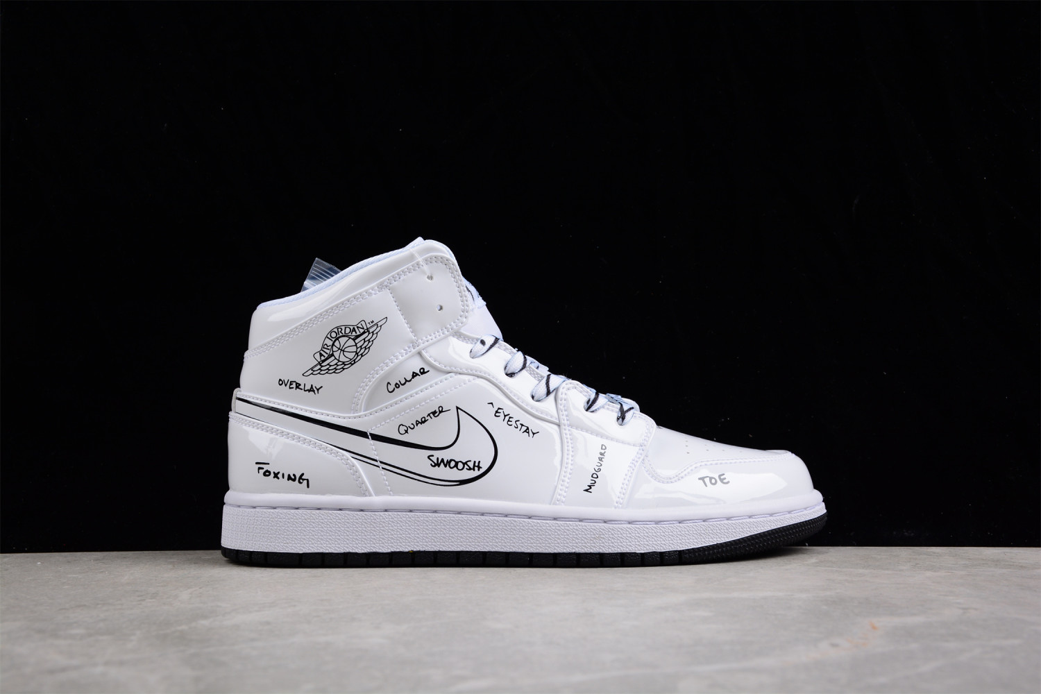 Jordan 1 Mid Schematic (GS) DQ1864-100