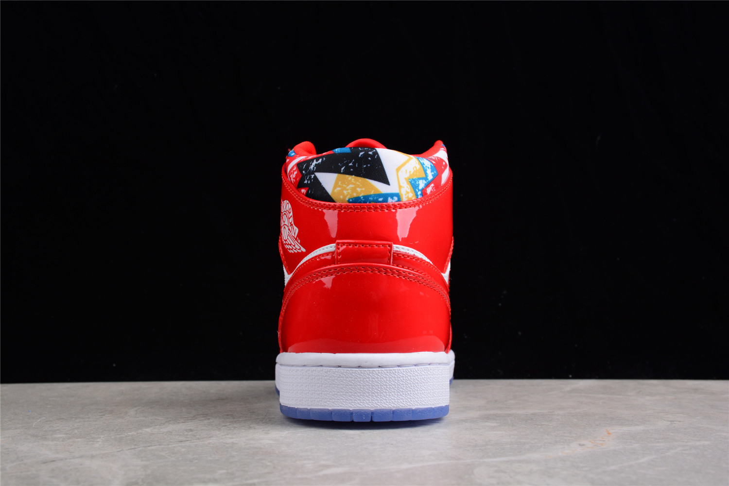Jordan 1 Mid Barcelona Sweater Red Patent DC7294-600