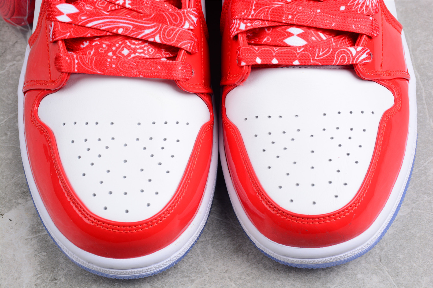 Jordan 1 Mid Barcelona Sweater Red Patent DC7294-600
