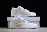 Jordan 1 Low Se Canvas Iris Whisper Sail (W) DQ4151-500