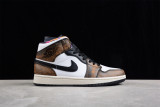 Jordan 1 Mid SE Orange Wear Away DQ8417-071