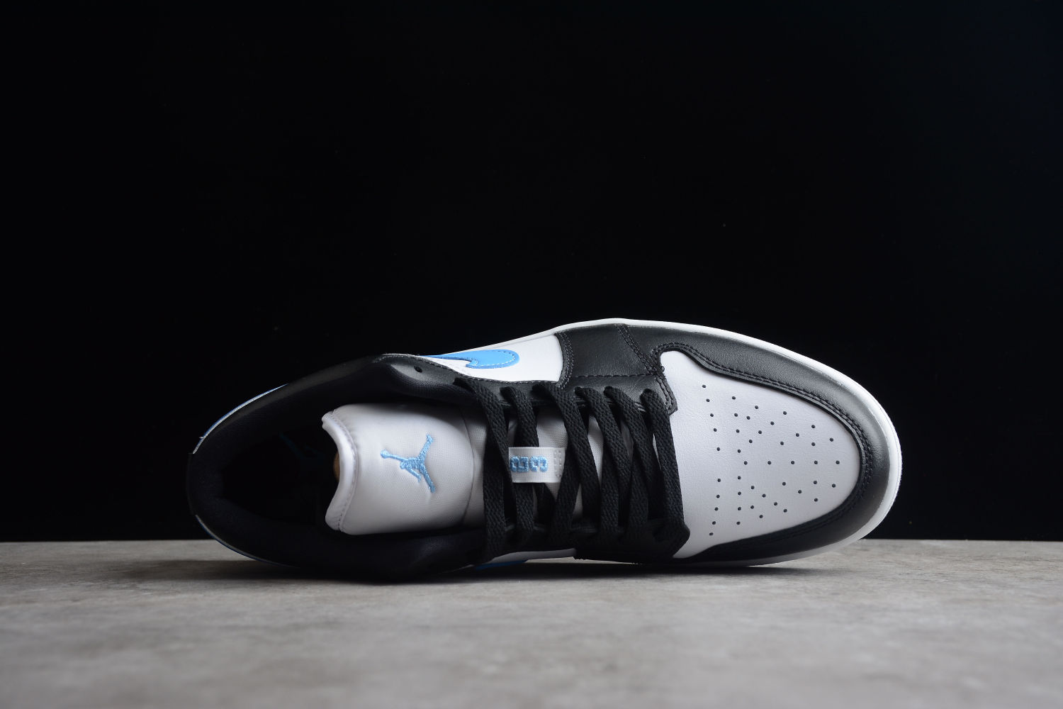 Jordan 1 Low Black University Blue White (W) DC0774-041