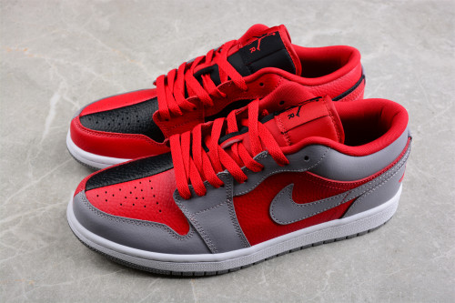 Jordan 1 Low SE Homage Split Gym Red Cement Grey (W) DR0502-600