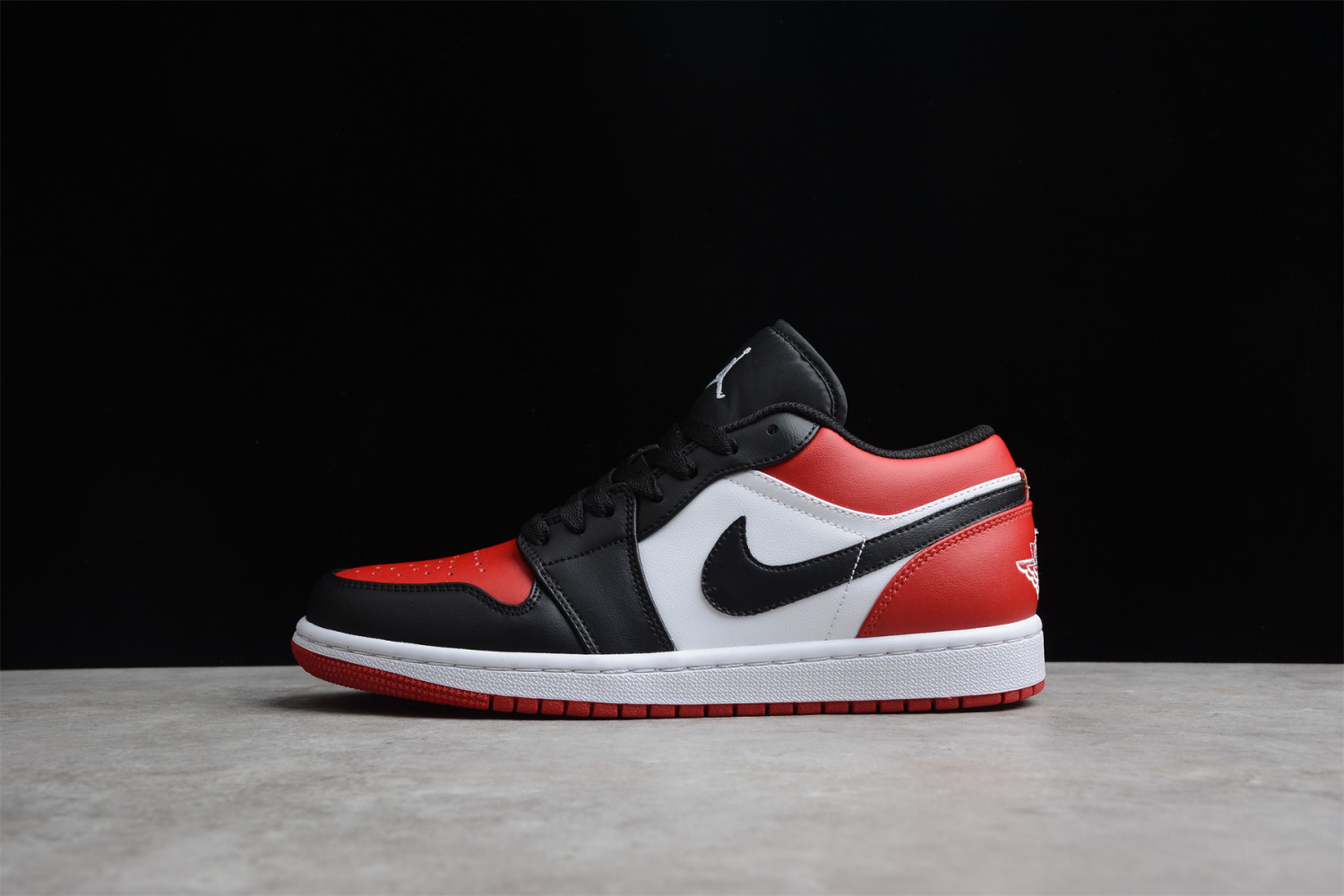 Jordan 1 Low Bred Toe 553558-612