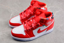 Jordan 1 Mid Barcelona Sweater Red Patent DC7294-600