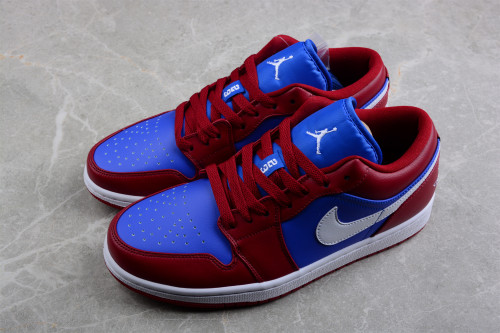 Jordan 1 Low Pomegranate Medium Blue (W) DC0774-604