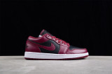 Jordan 1 Low Black Dark Beetroot (W)  DC0774-006