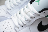 Jordan 1 Low White Lucky Green Black 553558-129