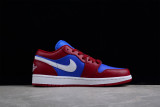 Jordan 1 Low Pomegranate Medium Blue (W) DC0774-604