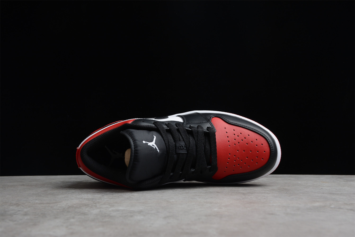 Jordan 1 Low Bred Toe 553558-612