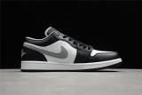 Jordan 1 Low Black White Grey 553558-040