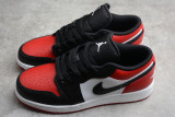 Jordan 1 Low Bred Toe (GS) 553560-612