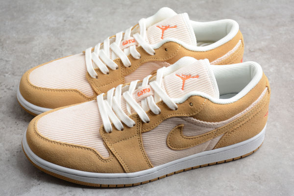 Jordan 1 Low SE Twine Orange Quartz Corduroy (W)  DH7820-700