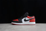 Jordan 1 Low Bred Toe (GS) 553560-612