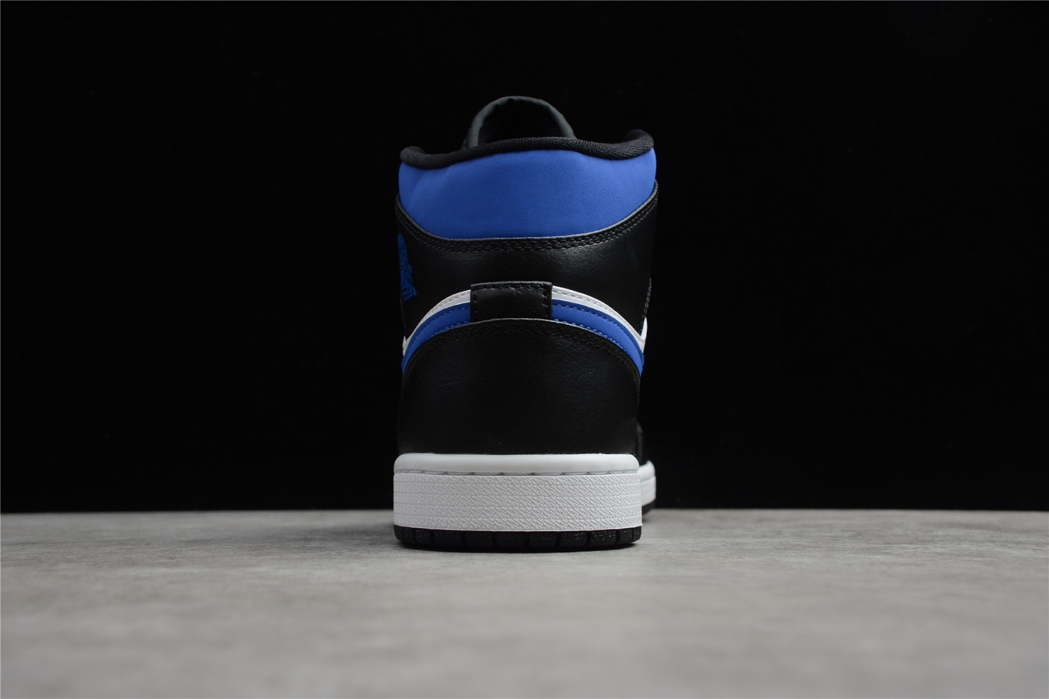Jordan 1 Mid White Black Racer Blue 554724-140
