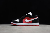 Jordan 1 Low Black White Gym Red (W) DC0774-016