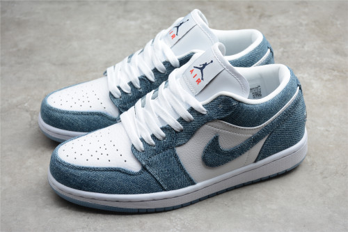 Jordan 1 Retro Low Canvas White Denim (W) 315921-141