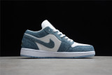 Jordan 1 Retro Low Canvas White Denim (W) 315921-141