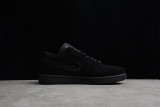 Jordan 1 Low Triple Black (2019) 553558-056