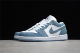 Jordan 1 Retro Low Canvas White Denim (W) 315921-141