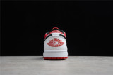 Jordan 1 Low White University Red Black 553558-118