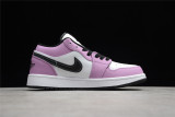 Jordan 1 Low SE Violet Shock White Black CK3022-503