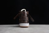 LV x Off White x Air Jordan 1 Customs MENS AQ0818 158