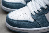 Jordan 1 Retro Low Canvas White Denim (W) 315921-141