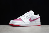 Jordan 1 Low White True Berry (GS) 554723-161