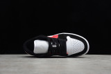 Jordan 1 Low Black White Gym Red (W) DC0774-016