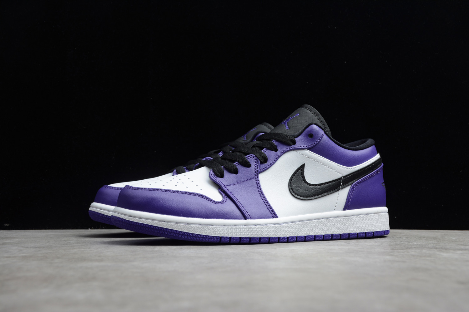 Jordan 1 Low Court Purple White 553558-500