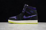 Jordan 1 High Zoom Air CMFT Black Court Purple Lemon Venom (W) CT0979-001