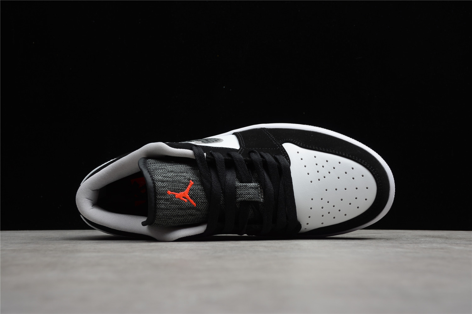 Jordan 1 Low Black White Wolf Grey Infrared 23 553558-029