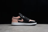 Jordan 1 Mid Arctic Orange Black Toe 554724-133