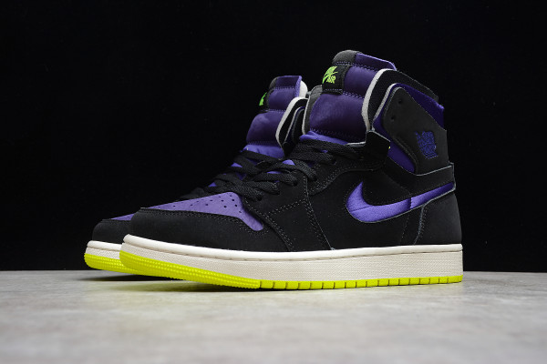 Jordan 1 High Zoom Air CMFT Black Court Purple Lemon Venom (W) CT0979-001