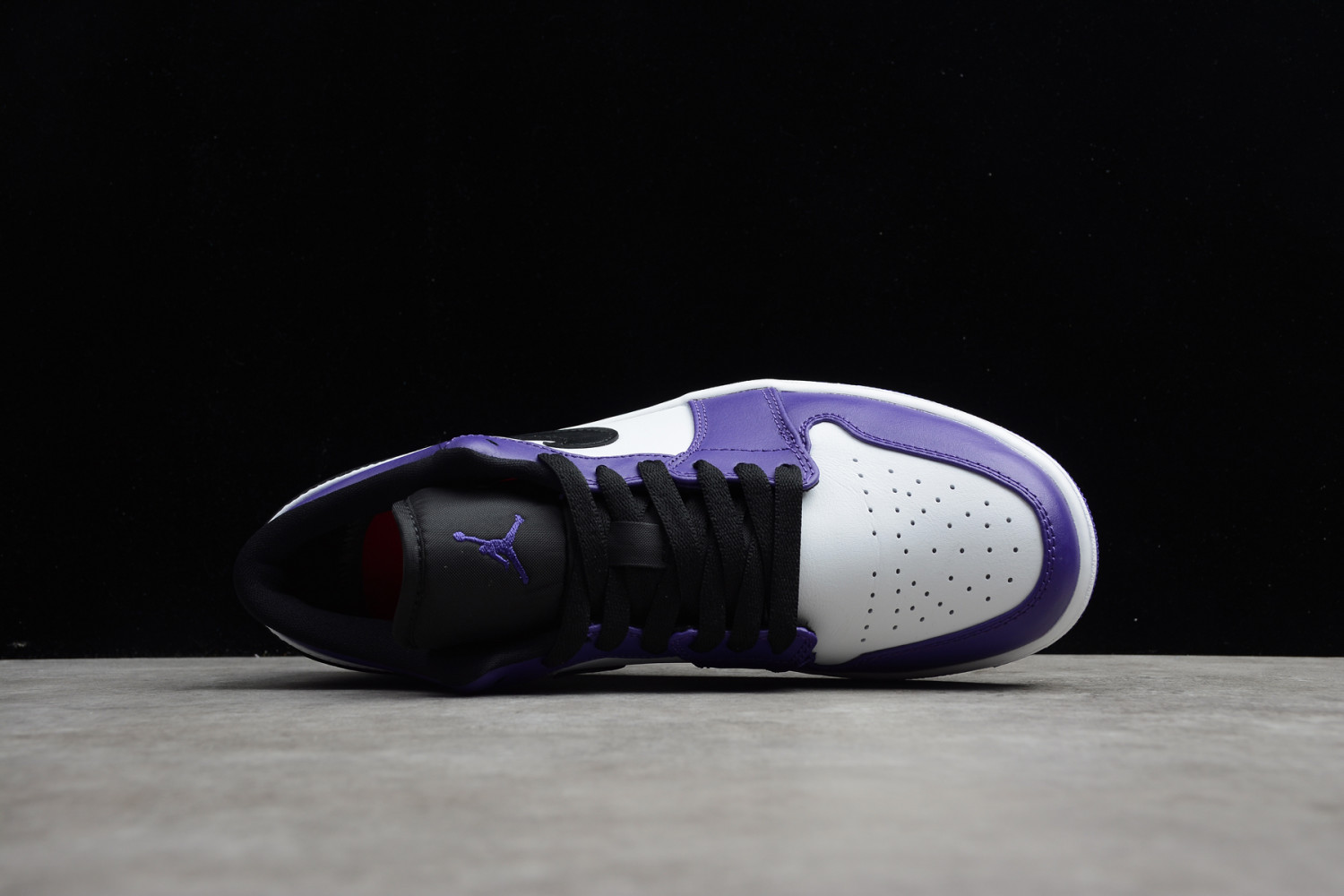 Jordan 1 Low Court Purple White 553558-500