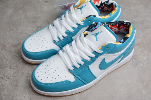 Jordan 1 Low SE Barcelona Cyber Teal DC6991-400