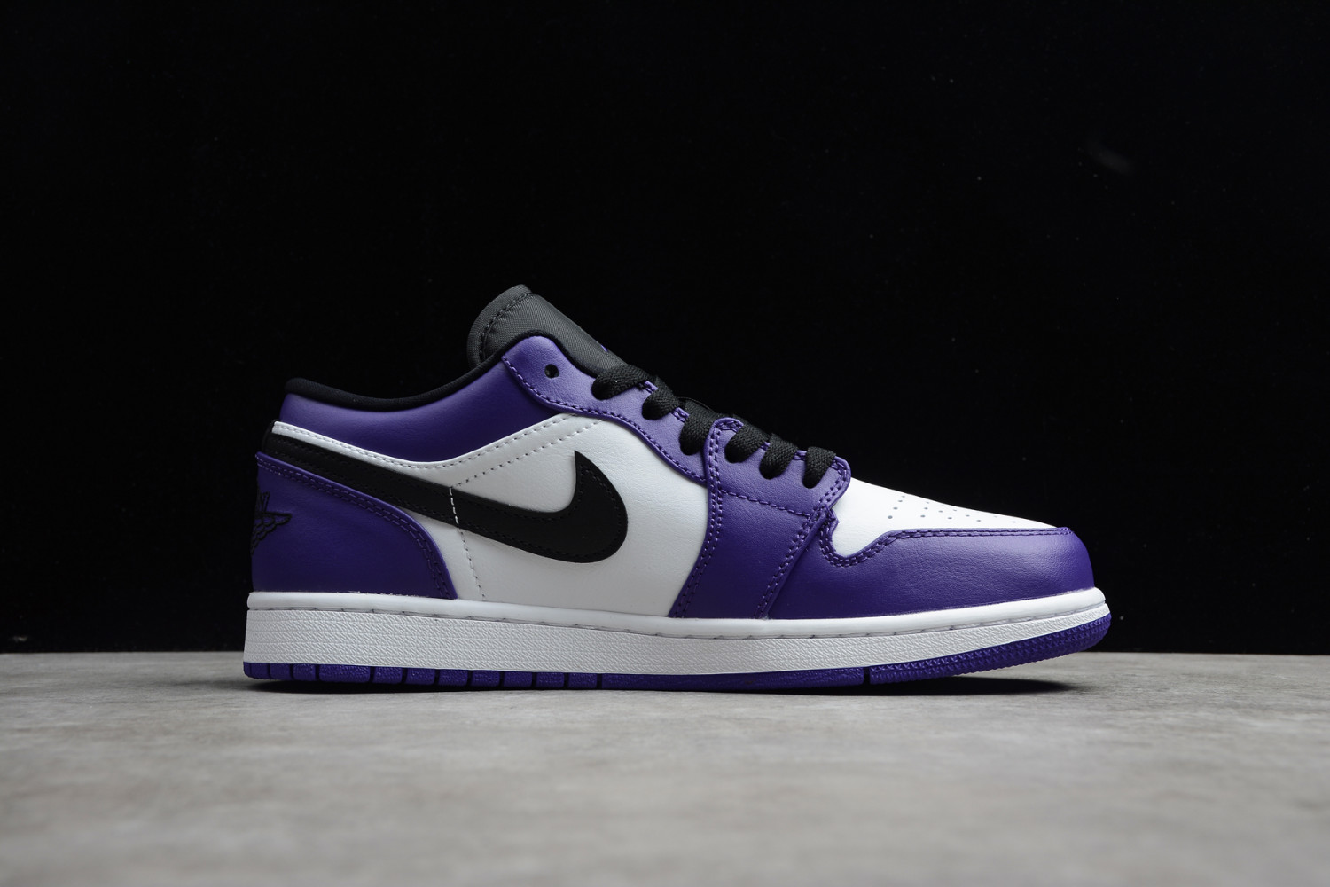 Jordan 1 Low Court Purple White 553558-500