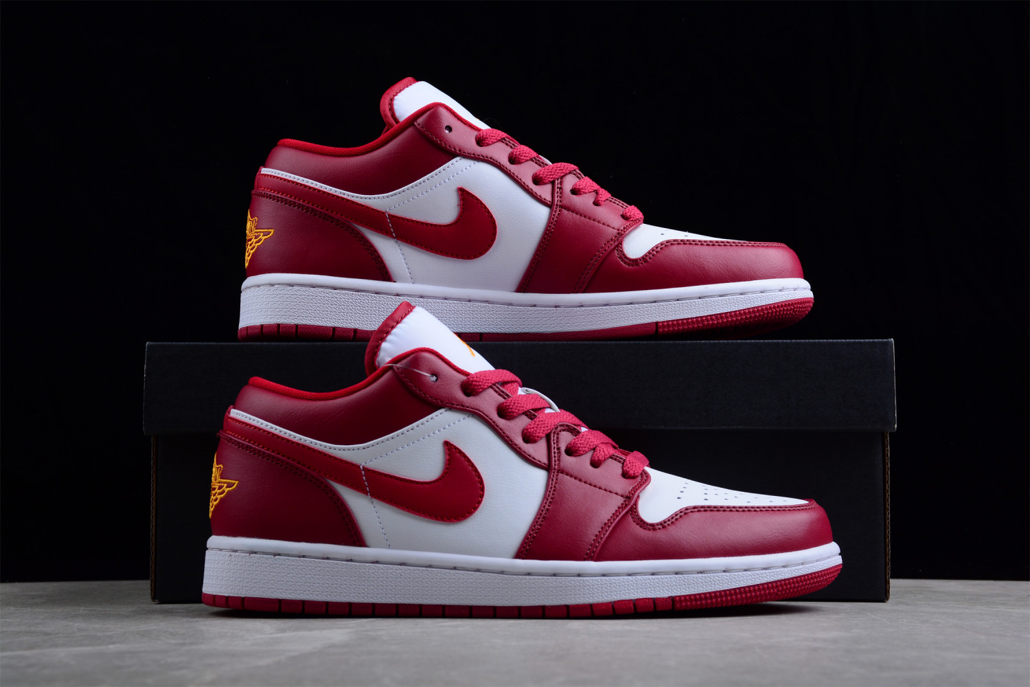 Jordan 1 Low Cardinal Red (GS) 553560-607