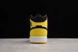 Jordan 1 Mid Yellow Toe Black 852542-071