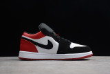 Jordan 1 Low Black Toe 553558-116