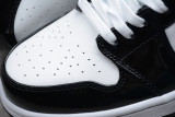 Jordan 1 Mid Patent Black White Gold 852542-007