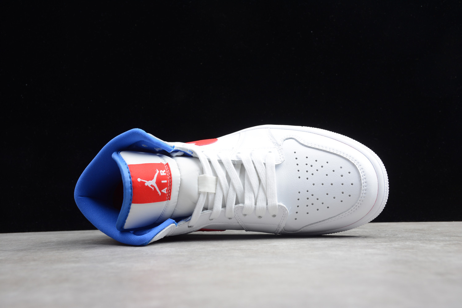 Jordan 1 Mid White Red Royal (W) BQ6472-164