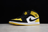 Jordan 1 Mid Yellow Toe Black 852542-071