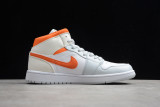 Jordan 1 Mid Starfish Pure Platinum CW7591-100