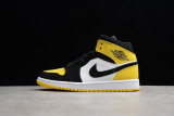 Jordan 1 Mid Yellow Toe Black 852542-071